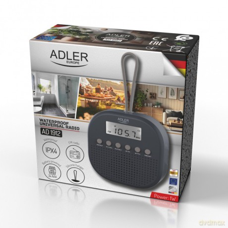 *ADLER AD1912 Radio FM wodoodporne