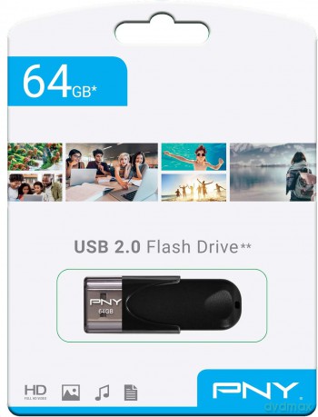 64Gb Usb2.0 Attache4 Fd64Gatt4-Ef