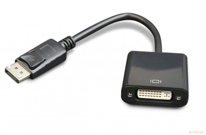 Adapter Displayport (M) - DVI (F) 29pin czarny