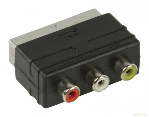 Adapter EURO/SVHS-3RCA (CHINCH)