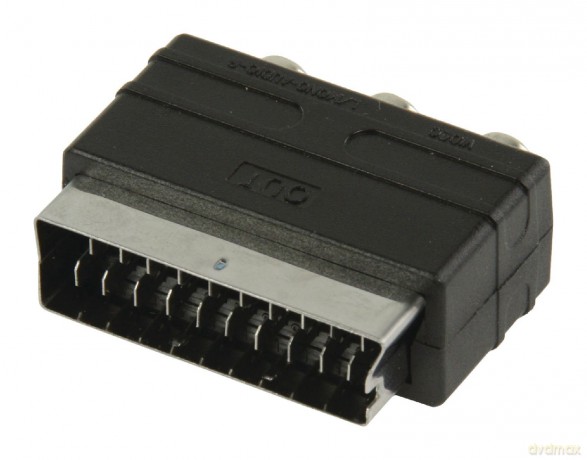 Adapter EURO/SVHS-3RCA (CHINCH)
