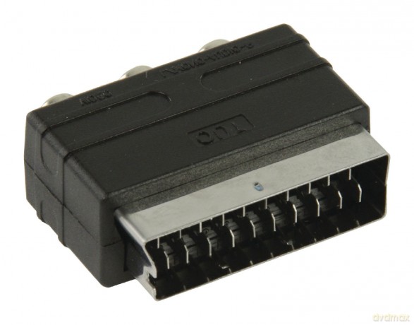 Adapter EURO/SVHS-3RCA (CHINCH)