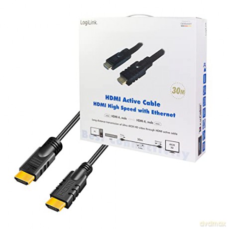 Aktywny kabel HDMI, 3D, 4Kx2K, Ethernet 30m