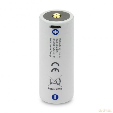 Akumulator 26650 3,7V Li-ion 5200 mAh micro USB