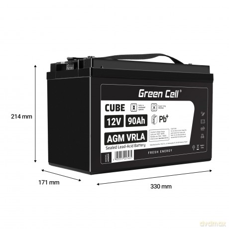 Akumulator AGM 12V 90Ah