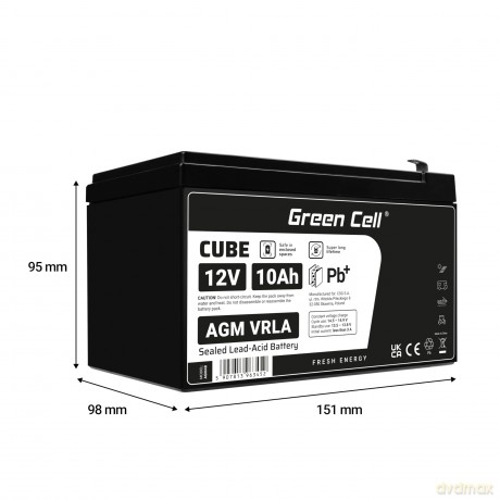 Akumulator AGM VRLA 12V 10Ah