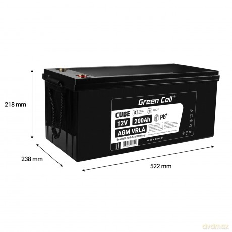 Akumulator AGM VRLA 12V 200Ah