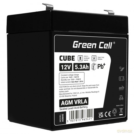 Akumulator AGM VRLA 12V 5.3Ah