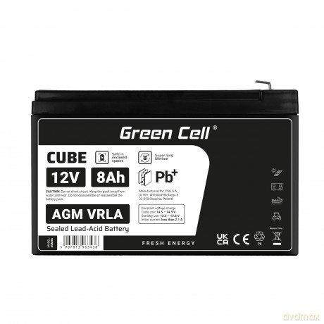Akumulator AGM VRLA 12V 8Ah
