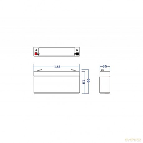 Akumulator AGM VRLA 6V 3.4Ah