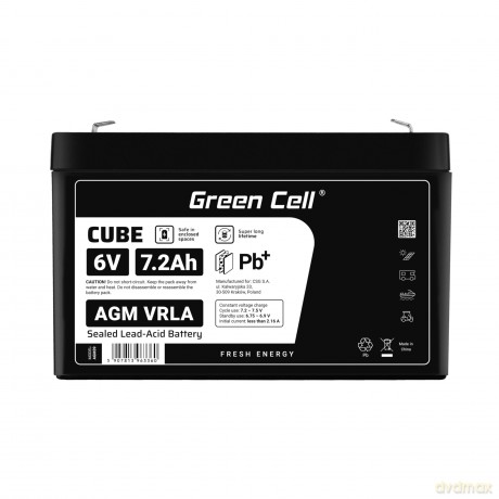 Akumulator AGM VRLA 6V 7.2Ah