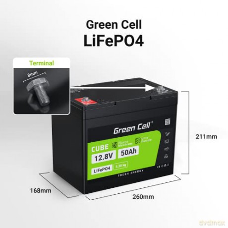 Akumulator LiFePO4 12.8V 50Ah