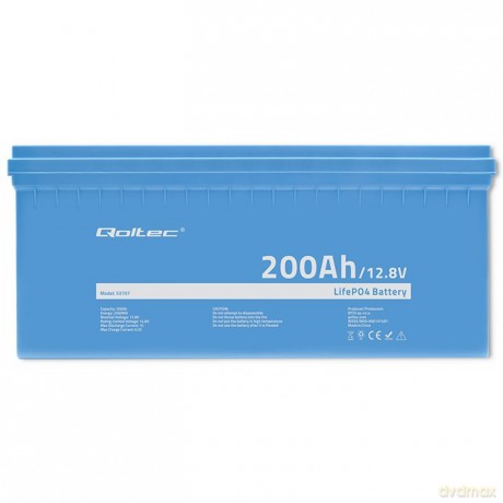 Akumulator LiFePO4 Litowo-Żelazowo-Fosforanowy | 12.8V | 200Ah | 2560Wh | BMS