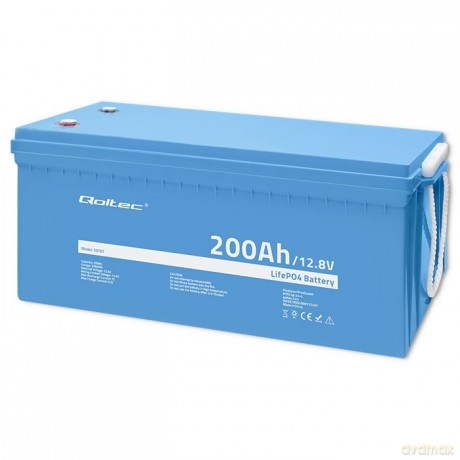 Akumulator LiFePO4 Litowo-Żelazowo-Fosforanowy | 12.8V | 200Ah | 2560Wh | BMS