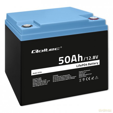 Akumulator LiFePO4 Litowo-Żelazowo-Fosforanowy | 12.8V | 50Ah | 640Wh | BMS