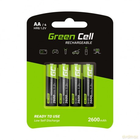 Akumulatorki Paluszki 4x AA R6 2600mAh