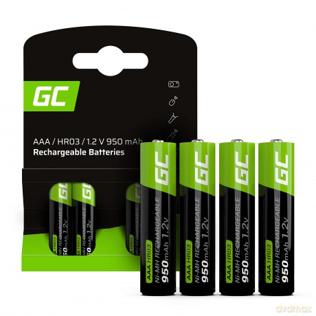Akumulatorki Paluszki 4x AAA HR03 950mAh