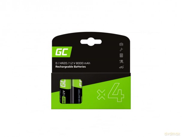 Akumulatorki R20 8000mAh 4 sztuki