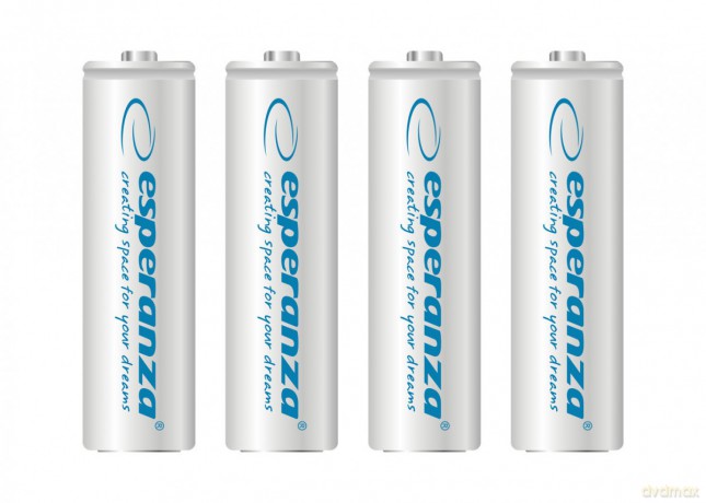 Akumulatory NI-MH AA 2000mAh 4szt. białe
