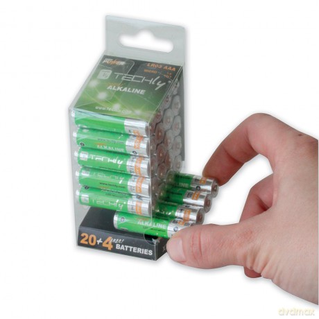 Baterie alkaliczne LR03 AAA 24szt,(IBT-LR03T24B)