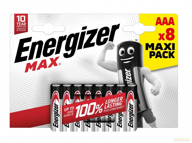 Baterie alkaliczne LR03/AAA blister 8szt. ENERGIZER MAX