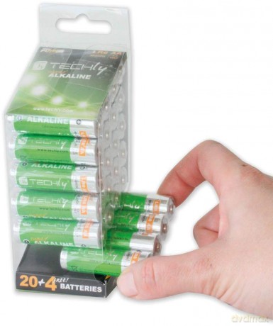 Baterie alkaliczne LR06 AA 24szt, (IBT-LR06T24B)