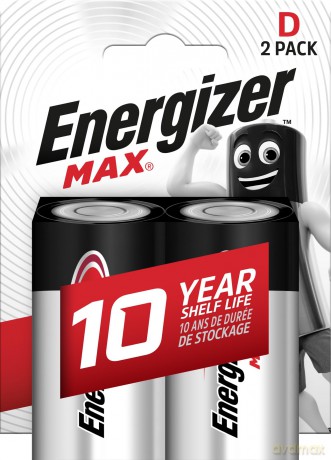 Baterie alkaliczne LR20/D blister 2szt. ENERGIZER MAX