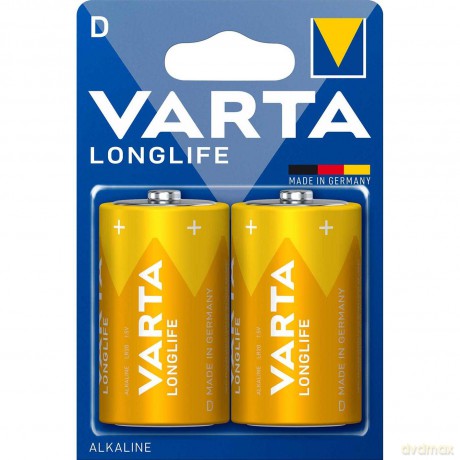 Baterie alkaliczne R20 (typD)longlife 2szt.