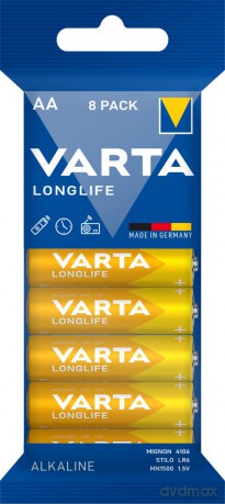Baterie Alkaliczne R6(AA) 8szt. longlife