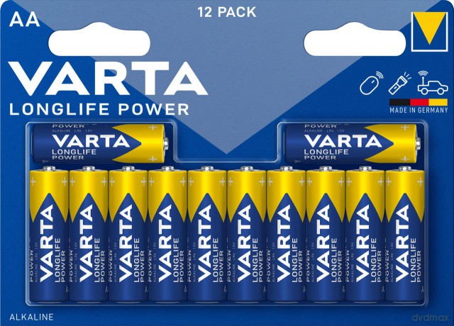 Baterie alkaliczne VARTA R6 (AA) 12 sztuk HIGH ENERGY
