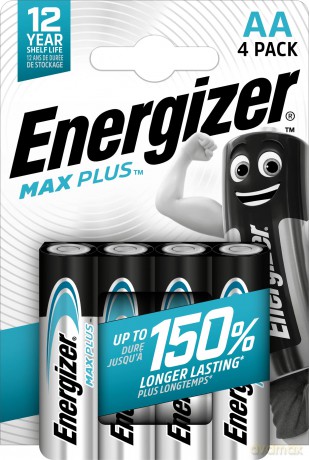 Baterie alkaliczneLR6/AA blister 4szt. ENERGIZER MAX PLUS
