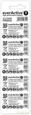 Baterie litowe CR2032 3V Blister 5 szt