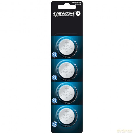Baterie litowe mini CR3032 blister 4 szt.