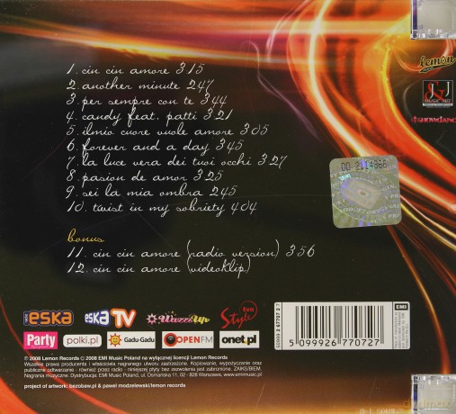 Stefano Terrazzino: Cin Cin Amore [CD]