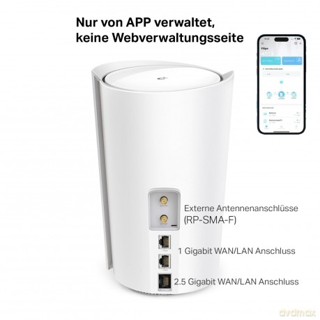 Brama sieciowa Deco 5G domowego systemu Mesh Wi-Fi 6 X50-5G(1-pak) AX3000