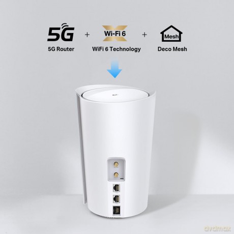 Brama sieciowa Deco 5G domowego systemu Mesh Wi-Fi 6 X50-5G(1-pak) AX3000