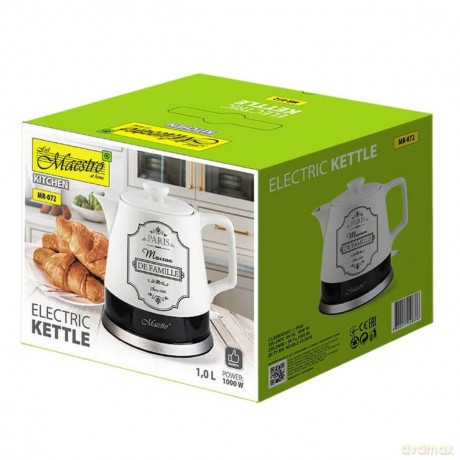 Ceramiczny czajnik elektryczny "PARIS MAISON" 1,0l 1200W MR-072