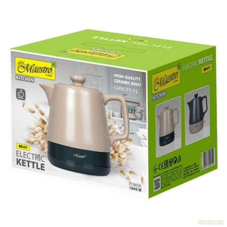 Ceramiczny czajnik elektryczny 1,0l 1200W MR-071-BEIGE