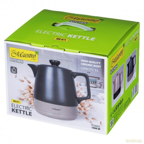 Ceramiczny czajnik elektryczny 1,0l 1200W MR-071-BLACK