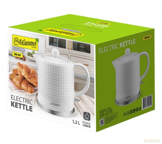 Ceramiczny czajnik elektryczny 1,2l 1200W MR-067