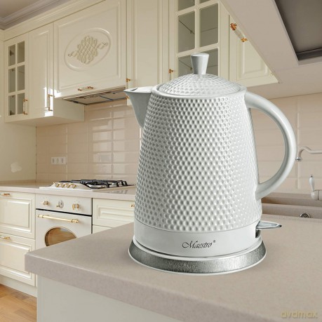 Ceramiczny czajnik elektryczny 1,5l 1500W MR-069-WHITE