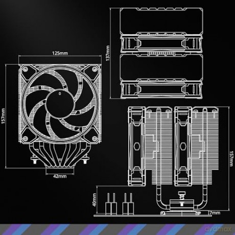 Chłodzenie CPU Hyper 622 Halo czarny