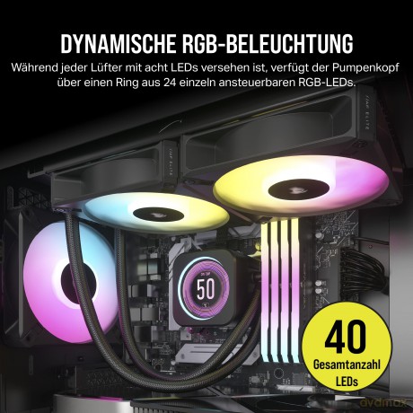Chłodzenie iCUE H100i LCD XT CPU
