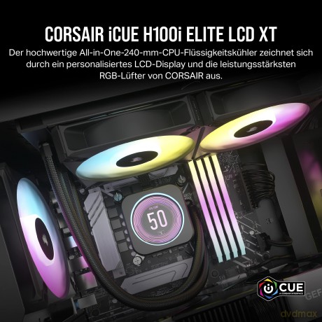 Chłodzenie iCUE H100i LCD XT CPU