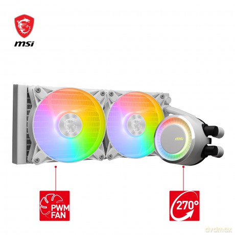 Chłodzenie MAG CORELIQUID E240 White 240mm 2xARGB FAN