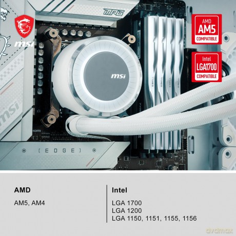 Chłodzenie MAG CORELIQUID E240 White 240mm 2xARGB FAN