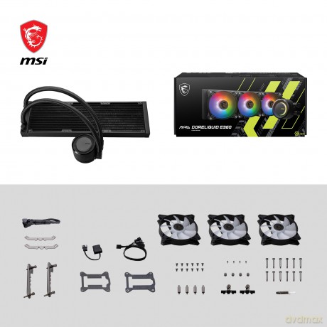 Chłodzenie MAG CORELIQUID E360 360mm 3xARGB FAN