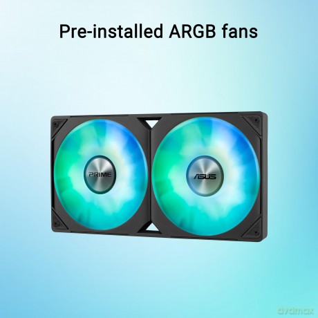Chłodzenie PRIME LC ARGB CPU 240 ARGB 2x120mm czarne