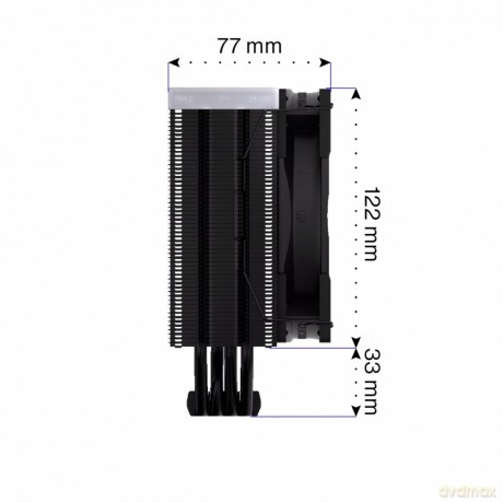 Chłodzenie procesora Fera 5 Black ARGB EY3A012