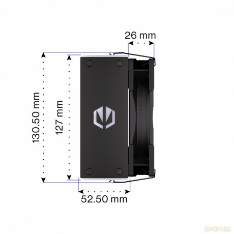 Chłodzenie procesora Fera 5 Black ARGB EY3A012